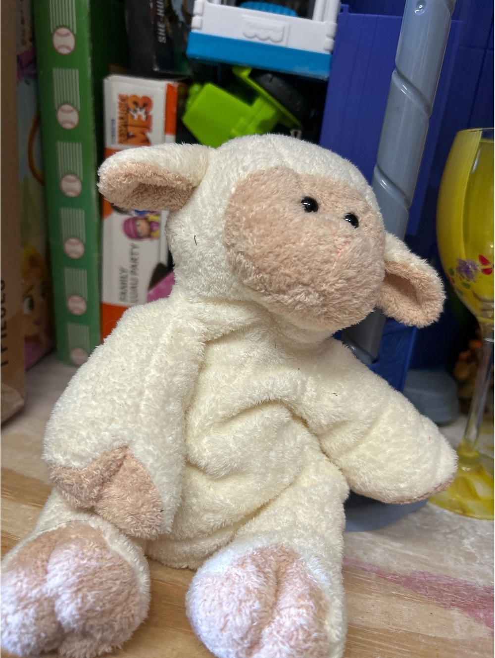 Ty Plush Lamb Stuffed Animal Soft Toy